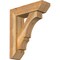 Ekena Millwork Balboa Slat Rough Sawn Bracket w/ Offset Brace, Western Red Cedar, 6"W x 20"D x 24"H BKT0604X20X24BOA06RWR - alternate 1